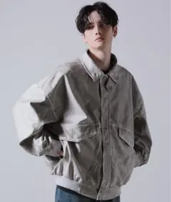 【Mサイズ】定価13200円！CLELハイヴィンテージデザイン合皮ブルゾン