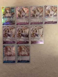 ワンピースカード プリン 紫デッキパーツ まとめ売り 9枚 SR含む