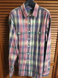 ポロ ラルフローレンBDシャツ 古着 2XL【貴重】