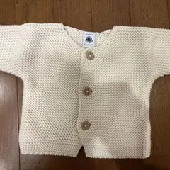 プチバトー　ニットカーディガン　12ヶ月74センチ