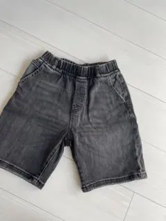 美品☆ZARA kids.ザラキッズ.デニムダークグレー 短パン120.130