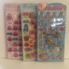 おぱんちゅうさぎ　りったいシール　ぷくぷくシール　うるちゅる　んぽちゃむ