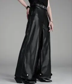 ADRER エクストラクオリティワイドフレアパンツ（S）