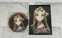 ホロライブ FLOW GLOW タワレコカフェ 後期 缶バッジ 虎金妃笑虎 SD