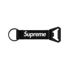 【Supreme】Bottle Opener Webbing Keychain黒