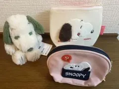 スヌーピー ポーチとぬいぐるみセット