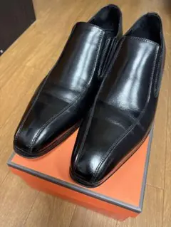 Queen Classico メンズ ビジネスシューズ ブラックのサムネイル