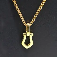 【18金】馬蹄ペンダントトップ K18 ホースシューネックレス 新品 刻印付き