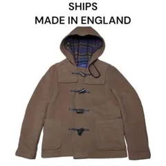ENGLAND製　SHIPS　内チェック　ダッフルコート　シップスのサムネイル