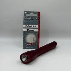 MINI MAGLITE ミニマグライト AA レッド 金属ボディ 希少色赤のサムネイル