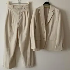 UNIQLO レディースパンツセットアップ /オフホワイトXSサイズ