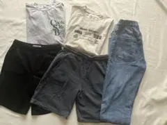 ザラキッズ　ZARA 半袖長袖Tシャツ　ハーフパンツ　デニム　164 おまとめ