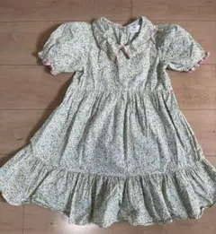 H&M 花柄 半袖ワンピース 122