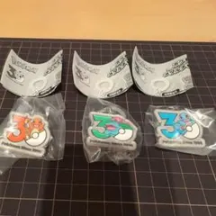 ポケモン 30周年メタルチャームマスコット 3種