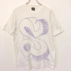 00s Stussy 古着 メキシコ製 手描き風 ビッグ グラフィック Tシャツ