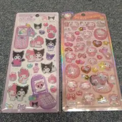 【正規品】キティーちゃんうるちゅる 平成ハッピーフォンクロミマイメロ　2枚セット