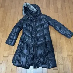 ユニクロ／ファー付きフード ロングダウンコート