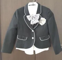 ブレザー　ブラウス　女の子　130センチ　フォーマル　発表会　卒業　卒園