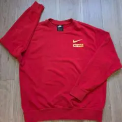 Nike JUST DO IT レッド スウェット L