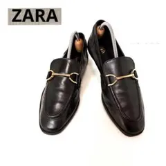 ZARA ザラ 黒 ビットローファー 23.5センチ