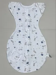 スワドル(2枚セット) 0〜3ヶ月Sサイズ　綿100% 手が出せるタイプ