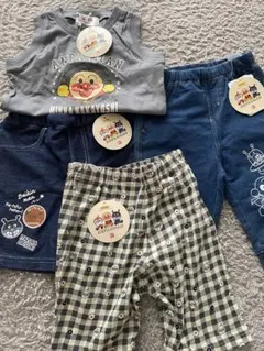 アンパンマン タンクトップ1枚とパンツ3枚セット 90センチ