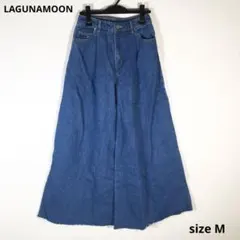 ☆未使用品☆LAGNAMOON ラグナムーン デニム ワイドパンツ M