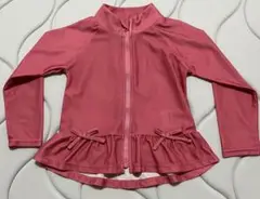 perfect joyピンク ラッシュガード フリル付き95㎝