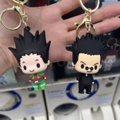 HUNTER×HUNTER ラバーキーホルダー ゴン レオリオ セットおまけ有り