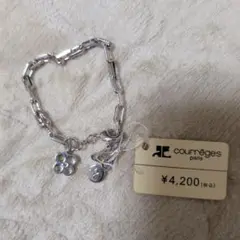 courrèges シルバーブレスレット
