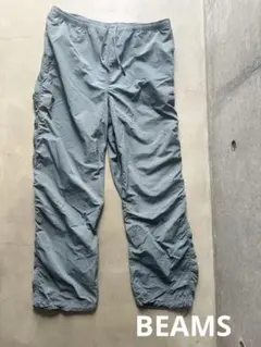 美品　BEAMS 撥水 パッカリング イージーパンツ　L size