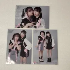 なぎさ卒コン＝LOVE 齊藤なぎさ 山本杏奈 生写真 3枚セット
