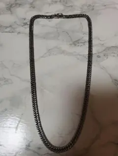 シルバー ステンレススチール チェーンネックレス