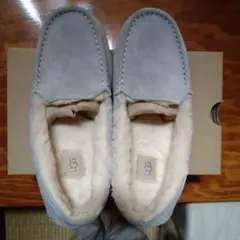 【新品未使用】UGG ANSLEY アンスレー グレー 24cm size7 よろずやマルシェ本店 | UGG アグ アンスレー ムートンシューズ