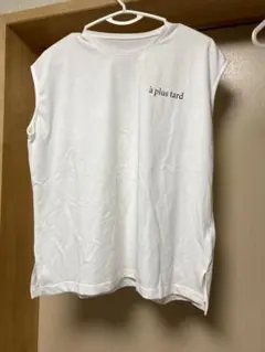 【新品タグ付き】バックロゴフレンチスリーブTシャツ