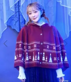axes femme ディズニー アナと雪の女王 ポンチョ ケープのサムネイル