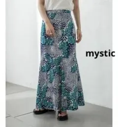 mystic ミスティック アフリカンパターンマーメイドスカート　レディース