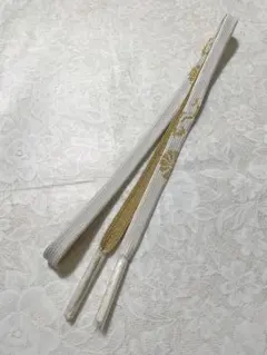 07 美品 白 フォーマル 礼装 正絹 帯締め