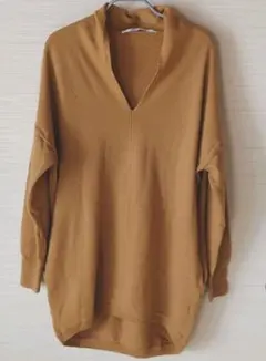 huitieme nid＊セーター＊ロング丈＊マスタードイエロー