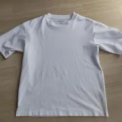 ドライポンチ クルーネックTシャツ ホワイト Sサイズ