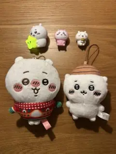 ちいかわ　ぬいぐるみ・マスコットセット　5個
