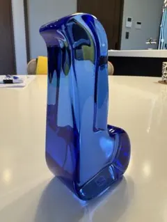 【美品】イッタラ × ミナペルホネン ガラスバード ブルー オブジェのサムネイル