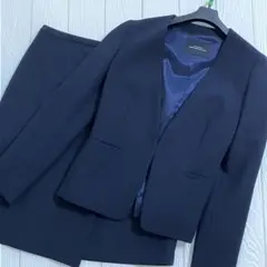 GREEN LABEL RELAXING ネイビー スーツ セットアップ