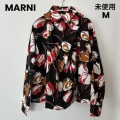 MARNI マルニ　長袖シャツ　ブラウス　チューリップ柄　ポルトガル製M 未使用のサムネイル
