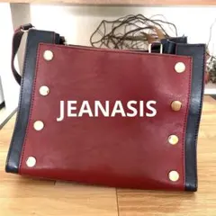2026年最新】JEANASIS カラー：レッド系 レディース ショルダーバッグ 