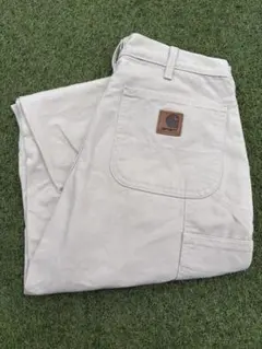 Carhartt ライトベージュ ワークパンツ ペインターパンツ