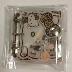 キティ ヒョウ柄リボン バインダー シール帳