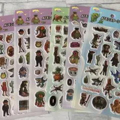 AIモンスターシール　イタリアンブレインロット風シール　6種類　　ぷくぷくシール