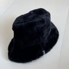【美品】VARZAR Fur logo point bucket hat