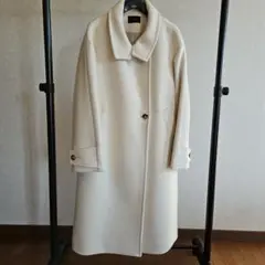 green label relaxing ロングコート オフホワイト 36 S